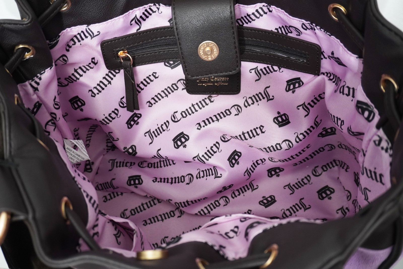 Juicy Couture Daydreamer Lovers Club Tote Violet Tulle Y2K Style Bag Purple