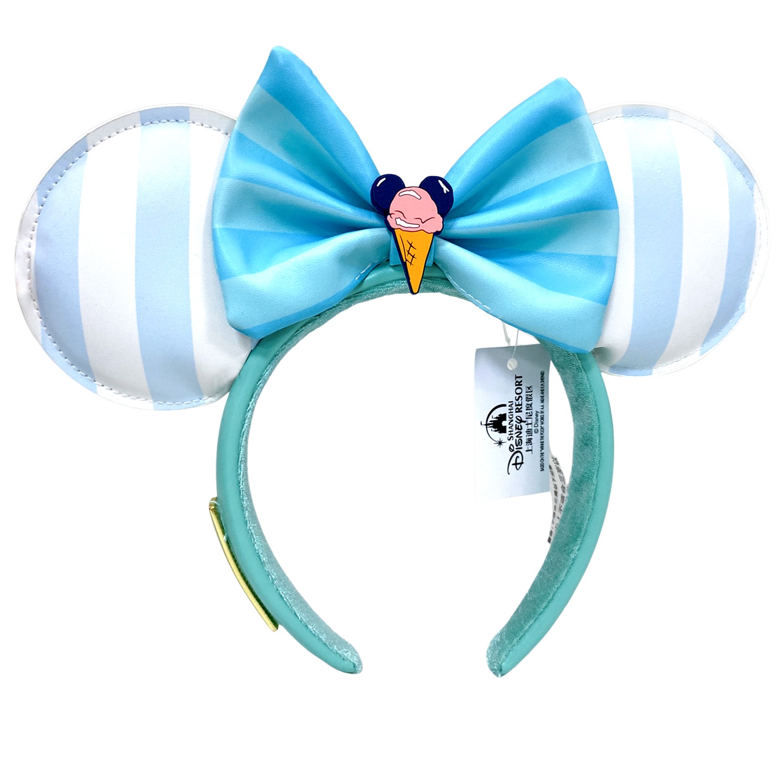 Disney Parks Ice Cream Beach Club Headband Loungefly Mickey Mouse Minnie Ears