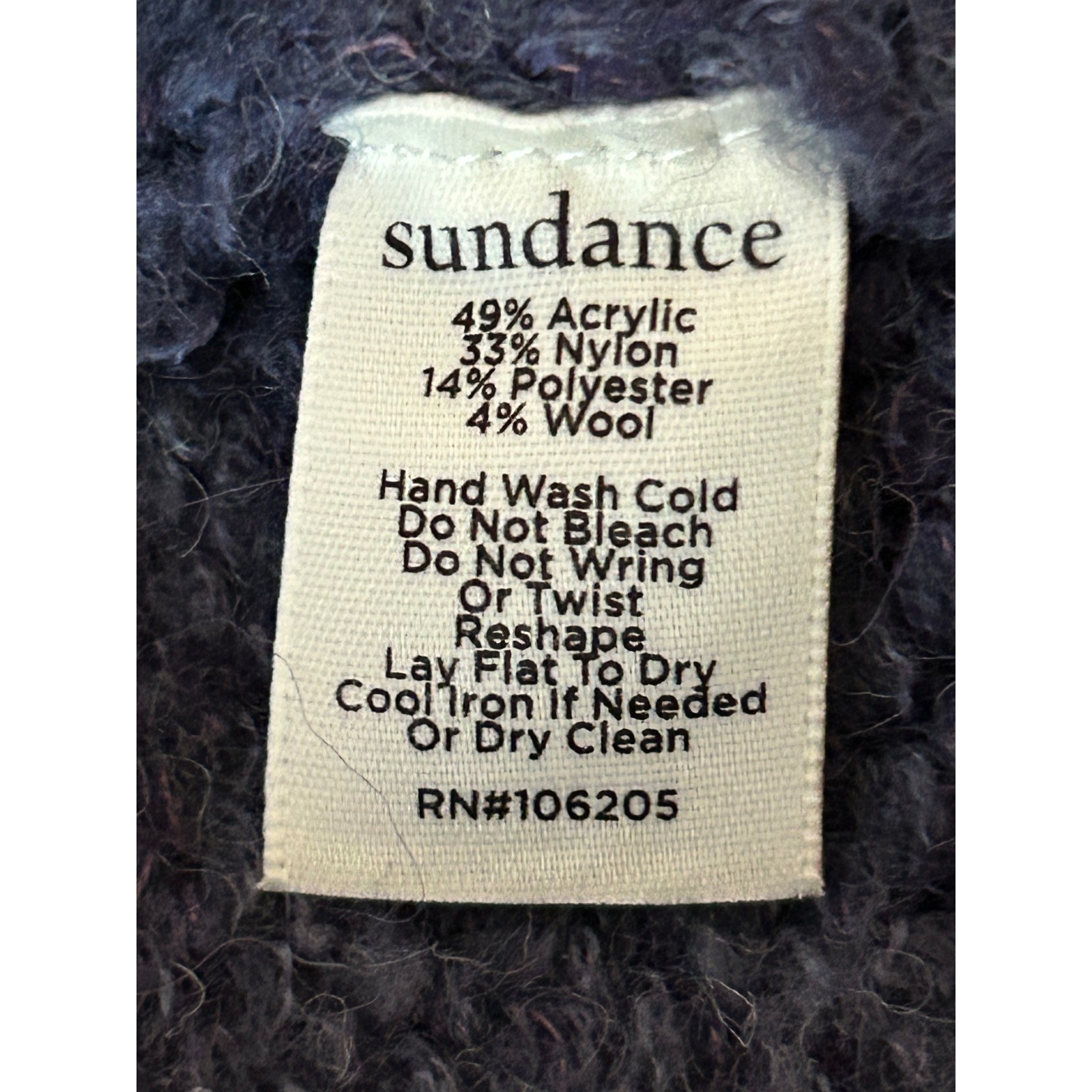 Sundance Judy Colorblock Cardigan Sweater Womens Size XL