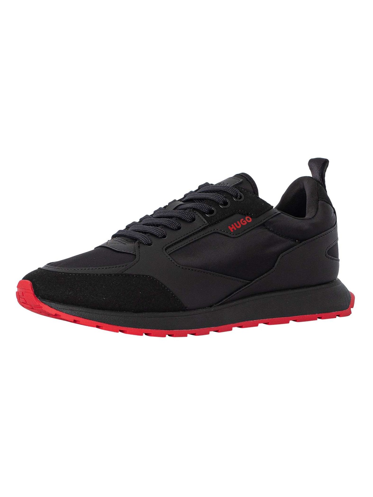 HUGO Men’s Icelin Running Trainers, Black