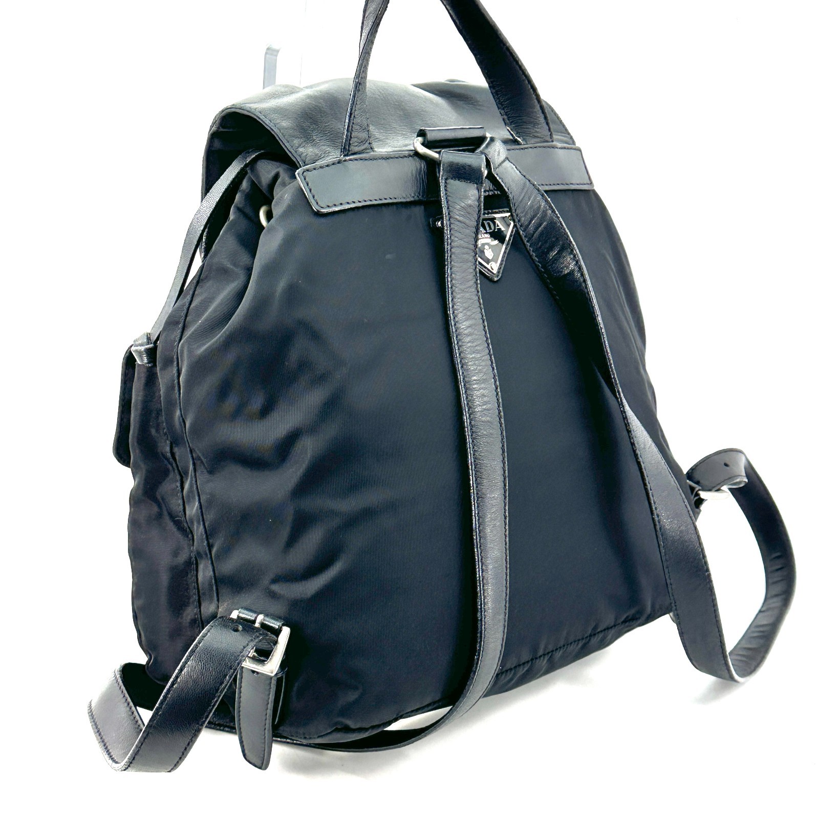 PRADA Rucksack Nylon Logo With Dust Bag