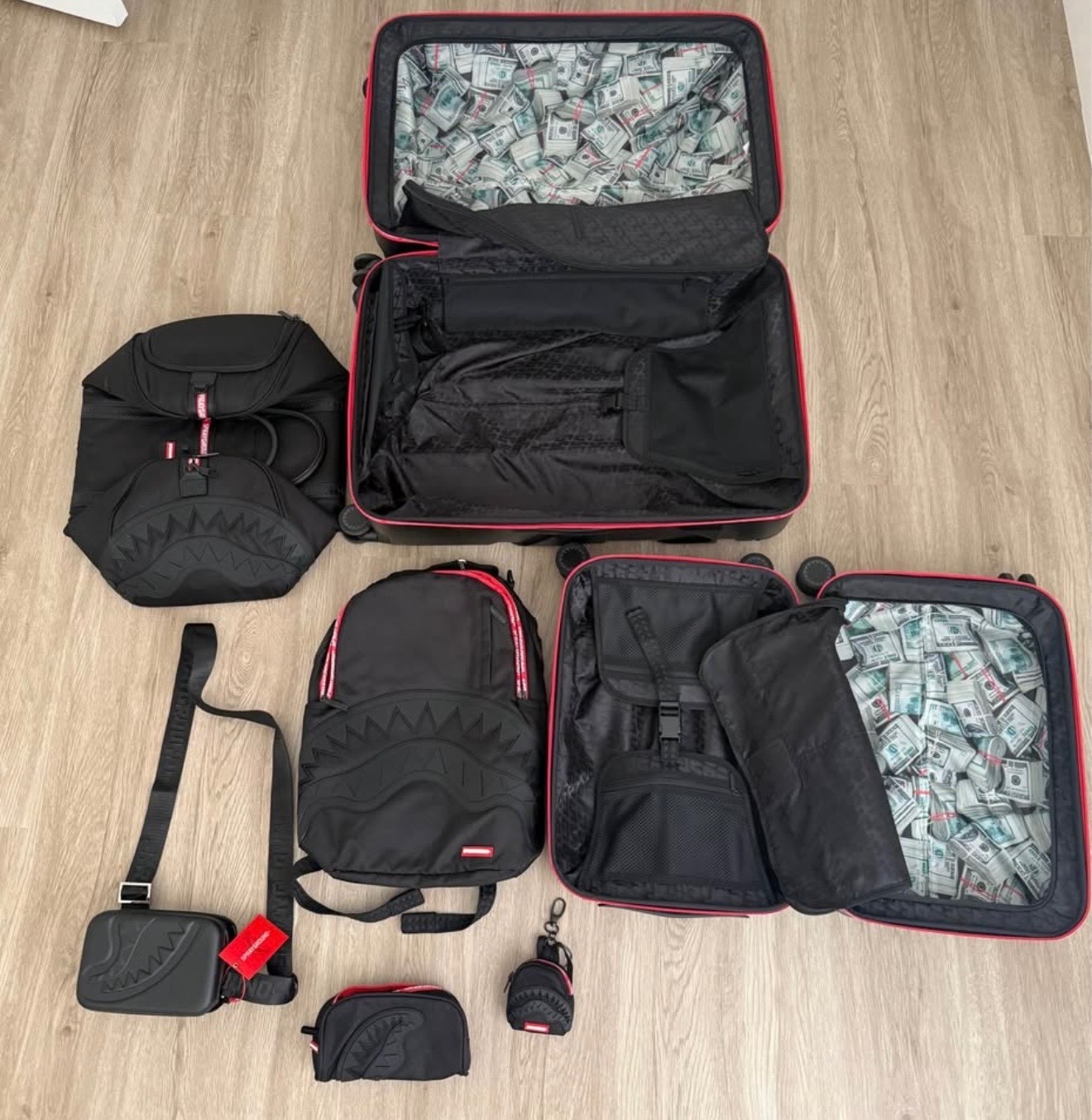 7-Piece Sprayground Luggage Set