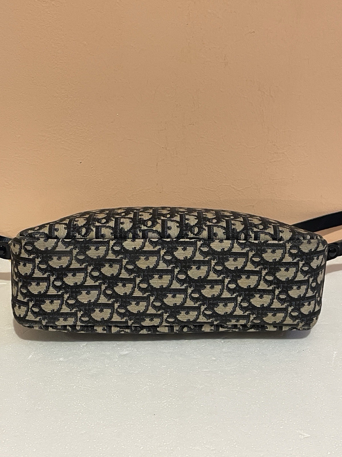 Christian Dior Oblique Trotter Pattern Bag Vintage 70s/80s