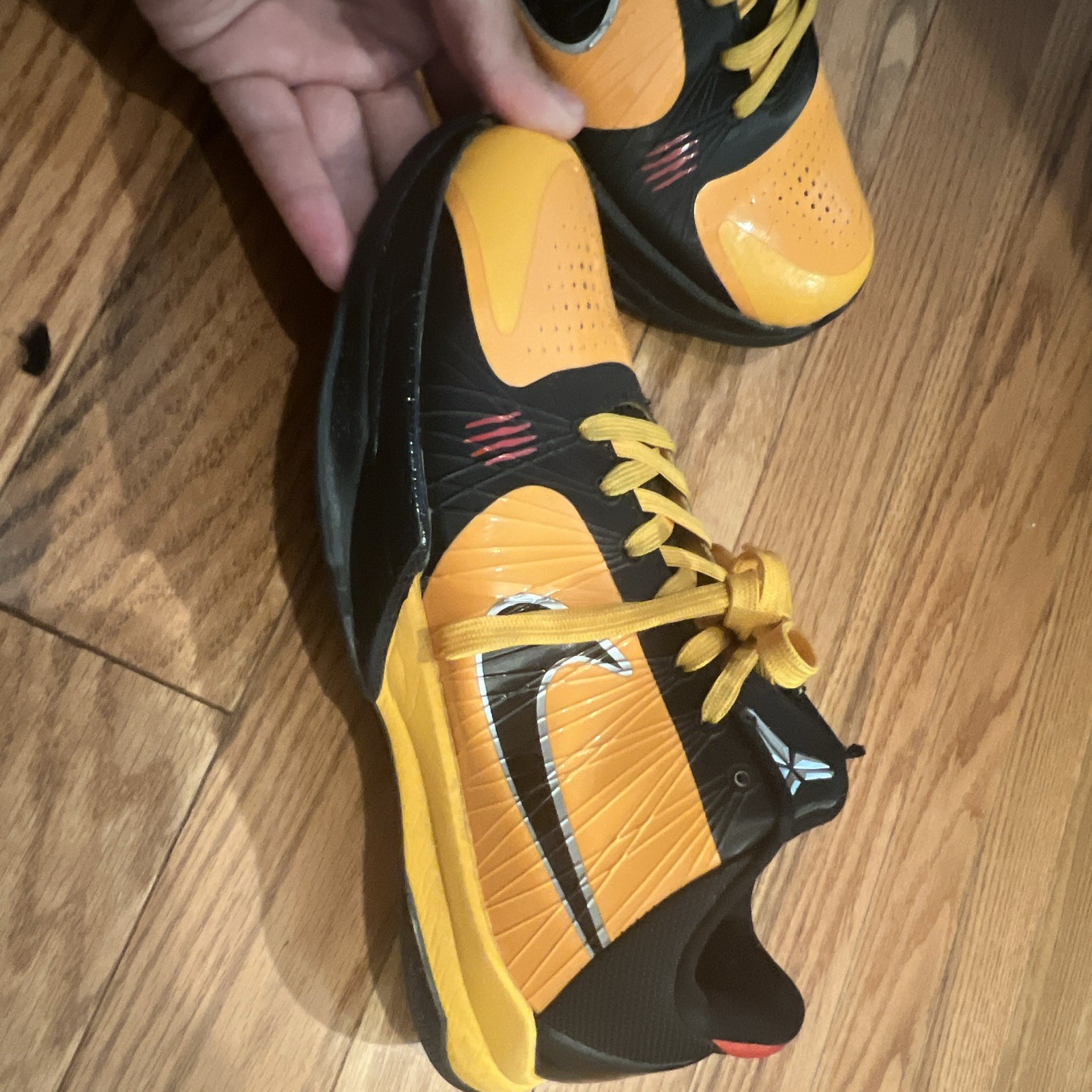 Nike Kobe 5 CD4991-700 Men’s Basketball Low Top Lace Up Colorblock Y/B/R