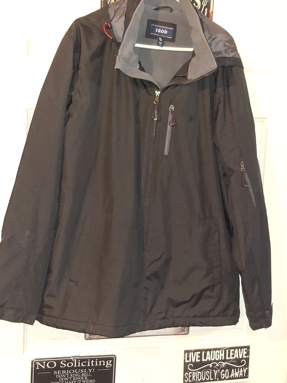 Apricoat Black Adventure Jacket Soft Shell Hooded Waterproof V2 Mens XL