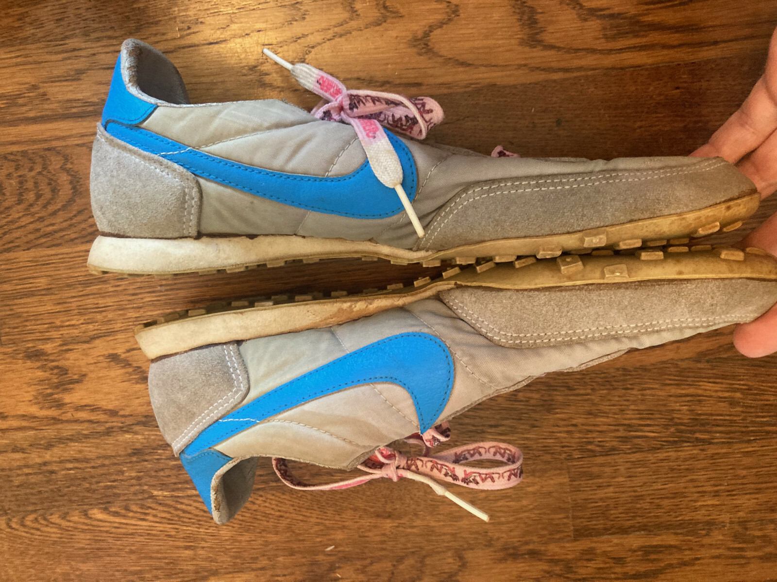 Original OG Vintage mid 80s 1985 NIKE Waffle Racer cross country shoe Size10 1/2