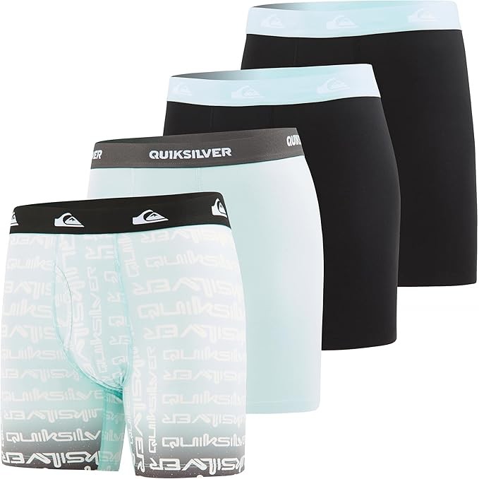 Quiksilver Men’s 4 Pack Boxer Briefs – Size M