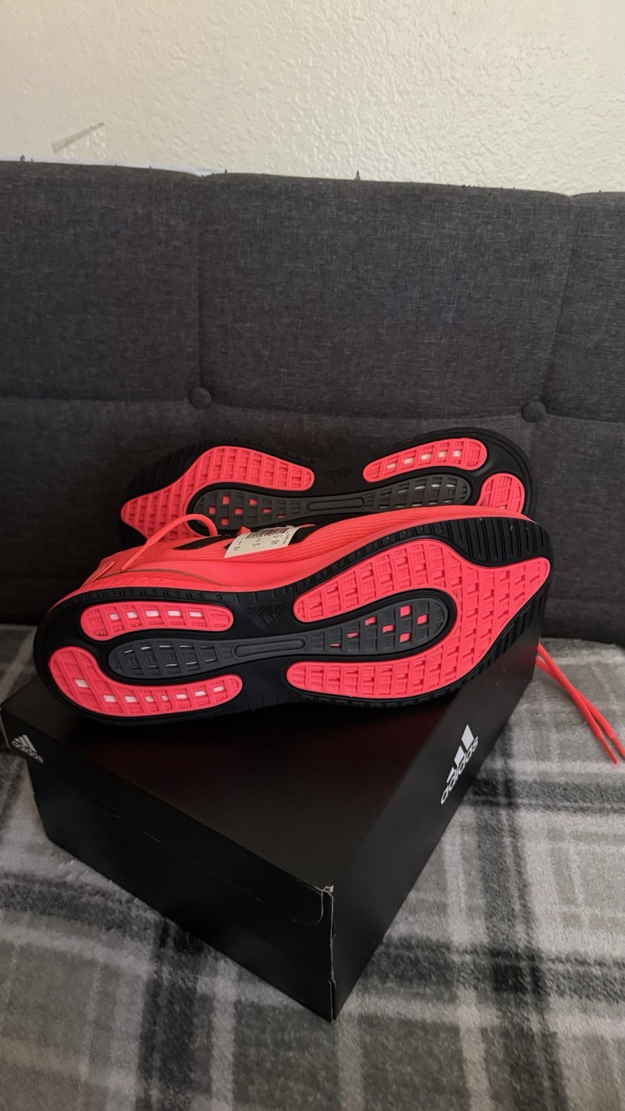 adidas Supernova ‘Signal Pink’ Pink/Black Low Top Lace-Up Running FV6032