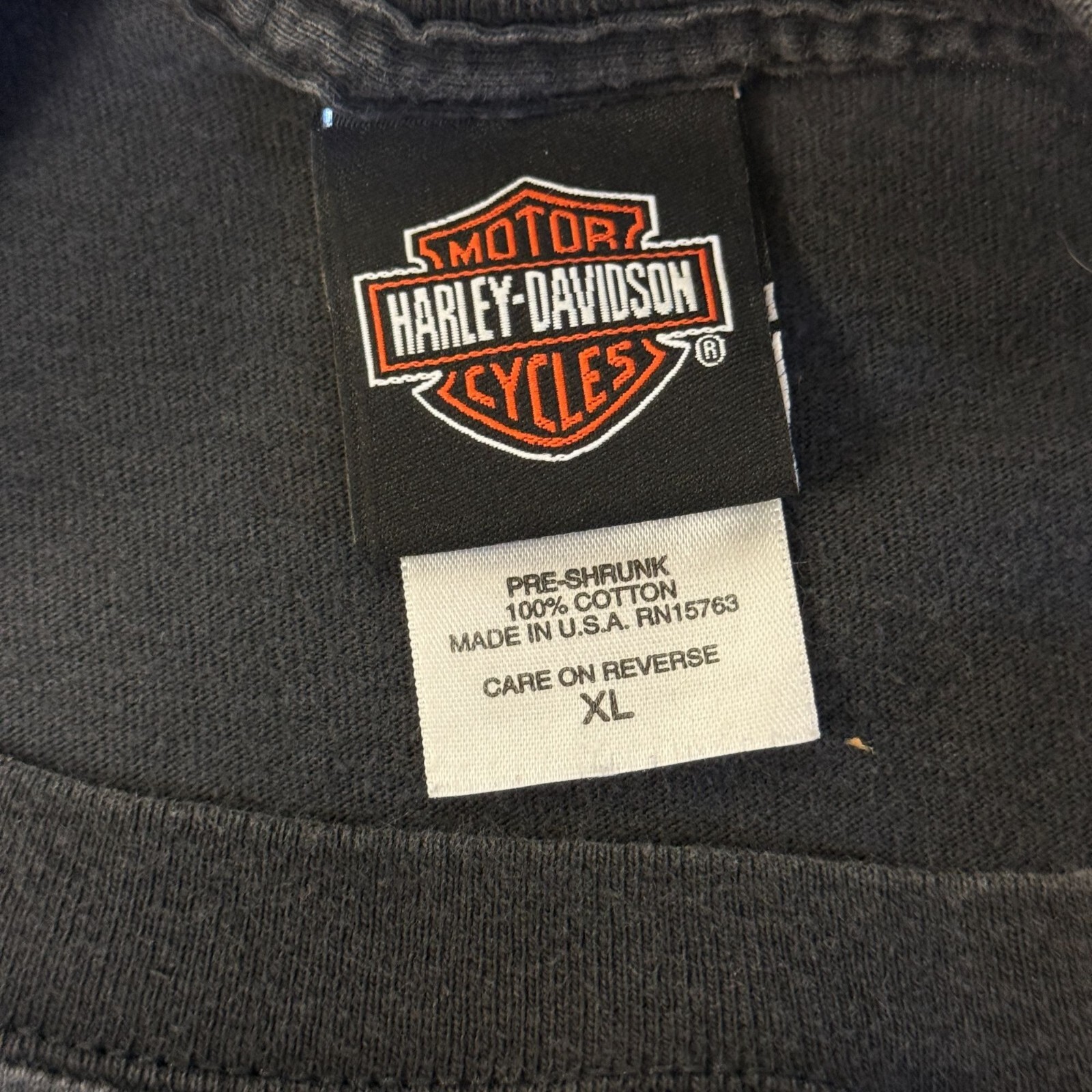Vtg Harley Davidson Motorcycle SOARING EAGLE Above the Rest BIKER Pocket T Shirt