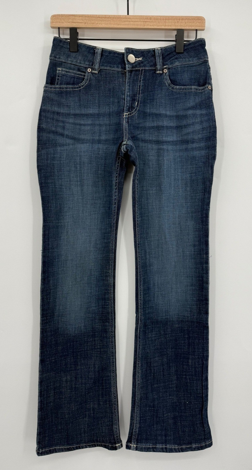Wrangler Jeans Womens 28×30 Blue Bootcut Western Denim Pants 3/4×30 NEW