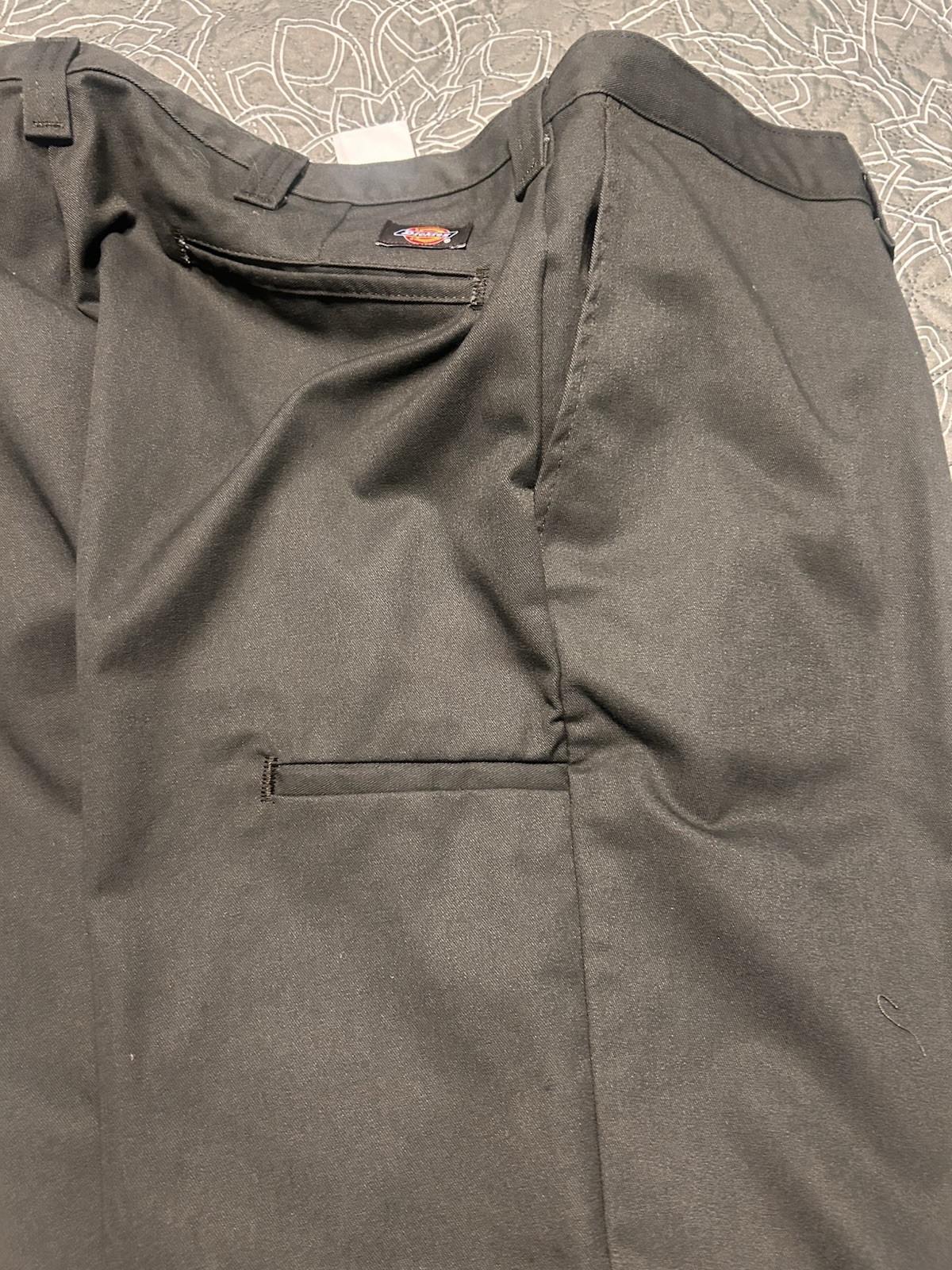 Dickies 874 Men’s Gray Workwear Pants 36 Regular Flat Front Straight Pockets