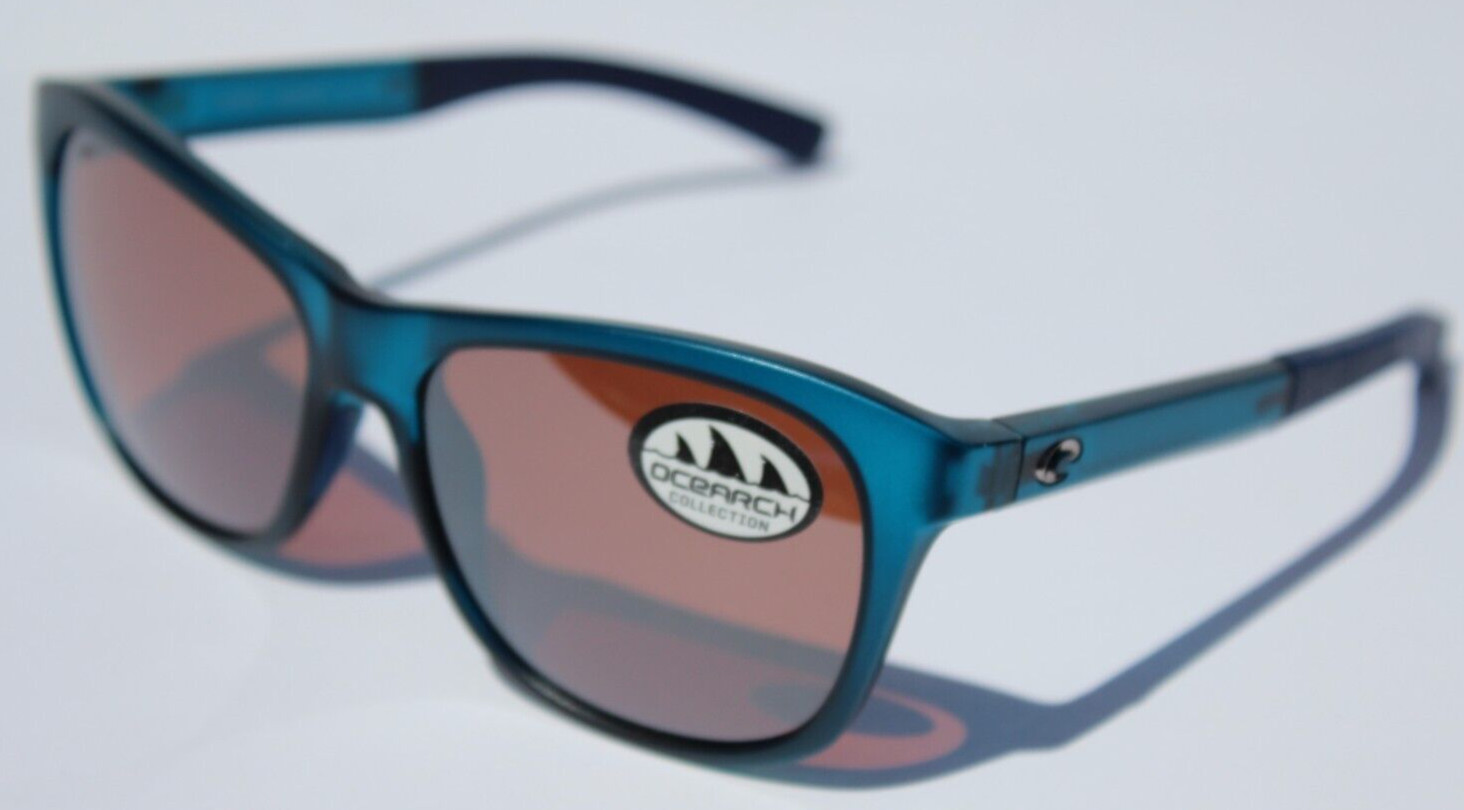 COSTA DEL MAR Vela POLARIZED Sunglasses OCEARCH Matte Teal Crystal/Silver 580P
