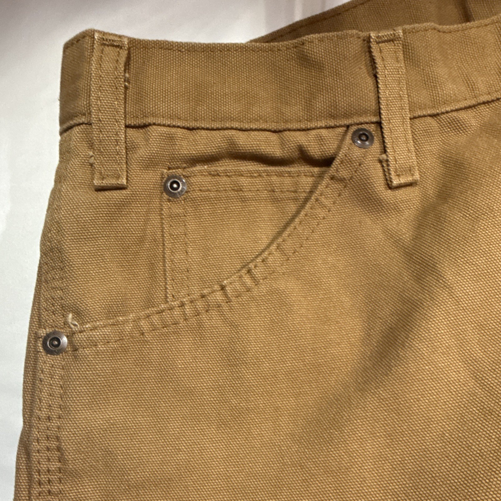 Dickies W541956 Brown Cotton Canvas Work Pants Men’s 34×30 Construction