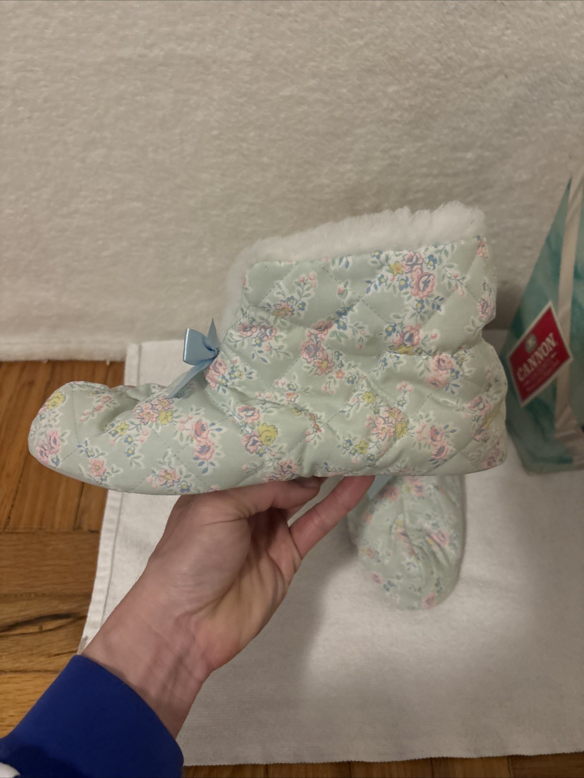 Vintage Cannon Warm Lined Slipper Boots Wms Lg XL 9 1/2-10 1/2 NIB FREE SHIP