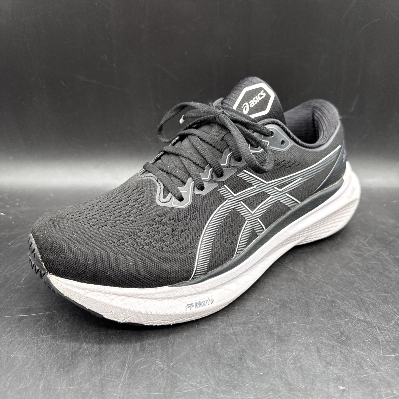ASICS Gel Kayano 30 Black/White Women’s Size 9.5 1012B357 Running Sneakers Shoes
