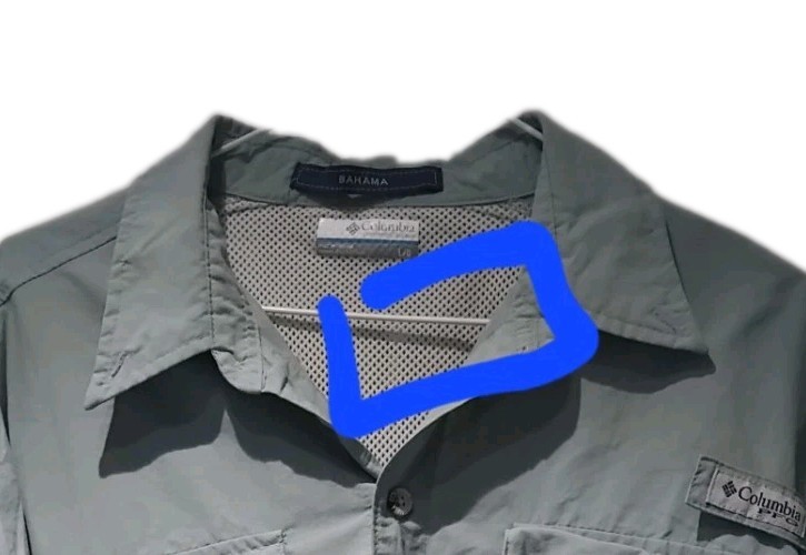 COLUMBIA PFG Large Men’s Long Sleeve Vented Polyester Shirts x 3, Omni-Shade.