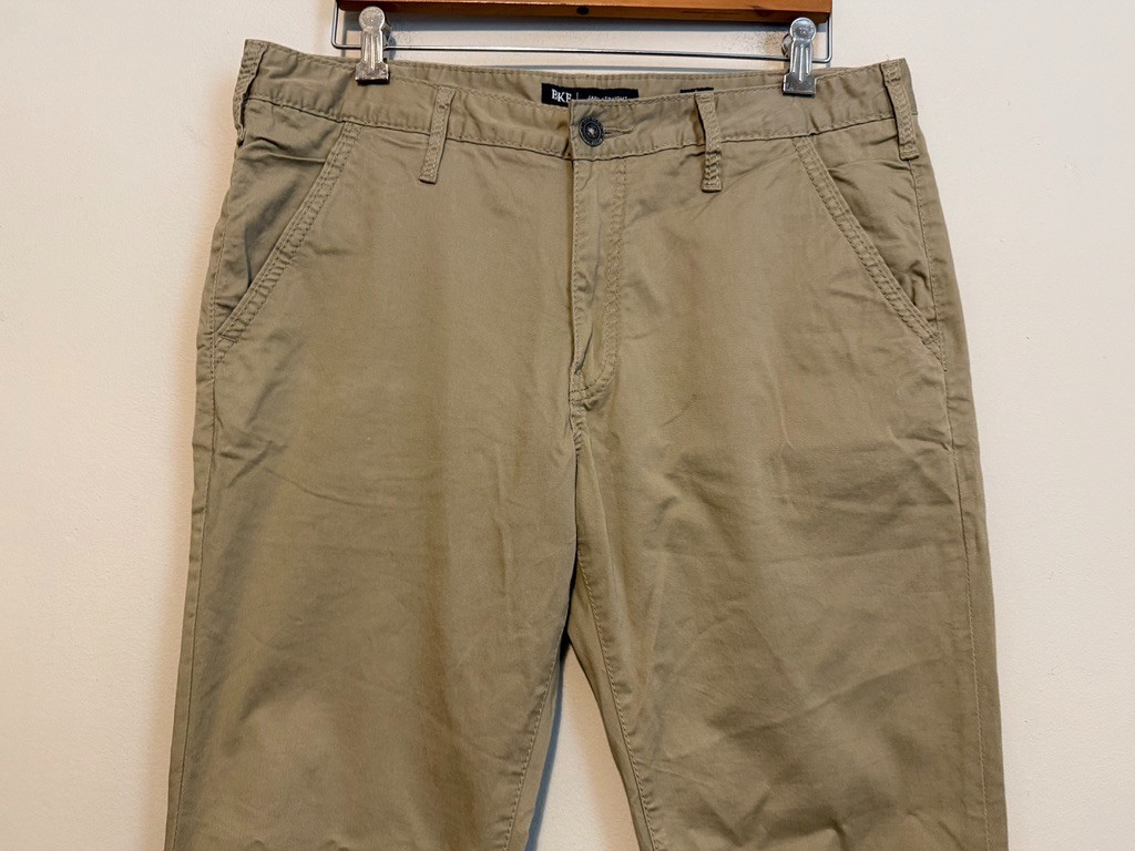 🔥BKE Mens 36×34 Jake Straight RAYON BLEND Pants Stretch