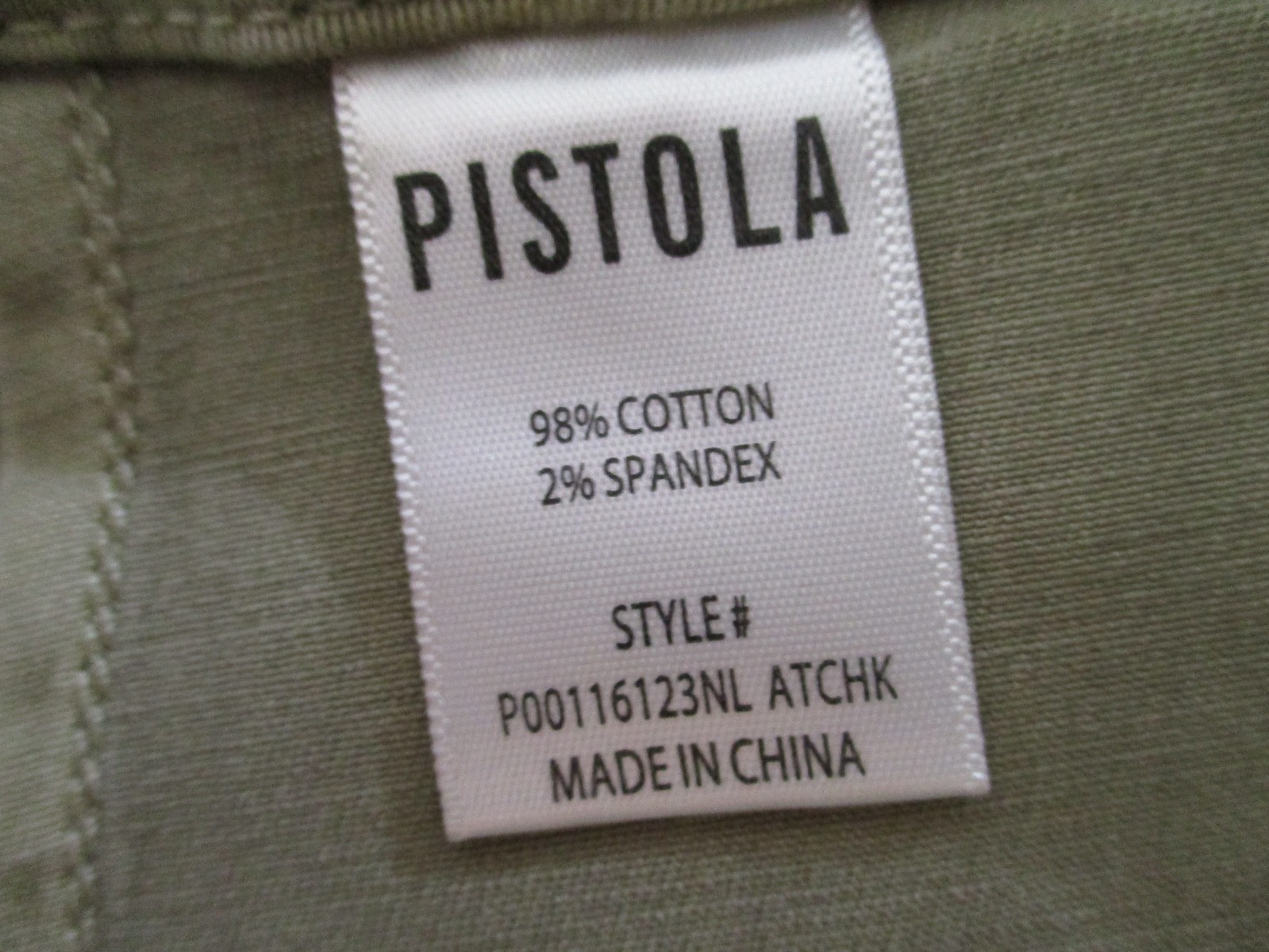 -NWT Pistola Sophia Wide Leg Utility Ankle Pant Women’s Pants Olive Sz 25