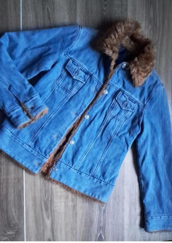 Women American Vintage Jacket Navy Denim 38 / M / #4YVR