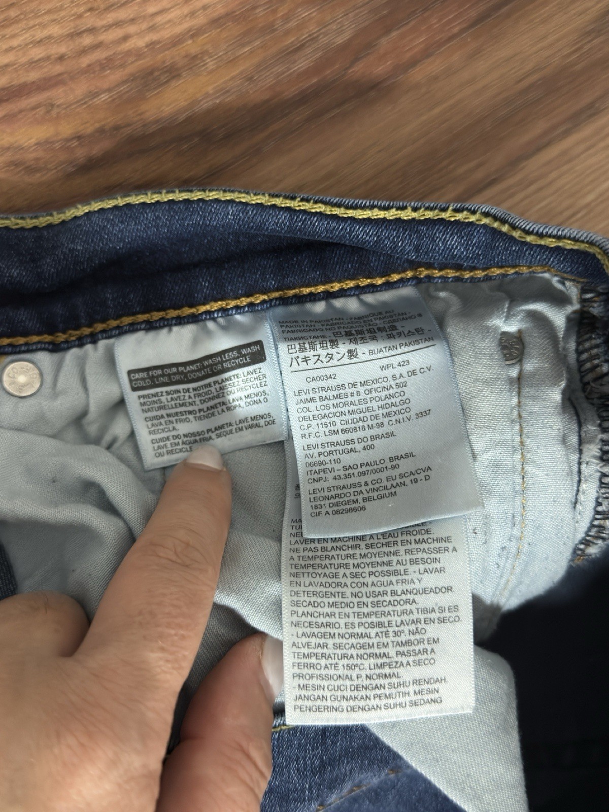 Levi’s 502 Regular Taper Jeans 34×29