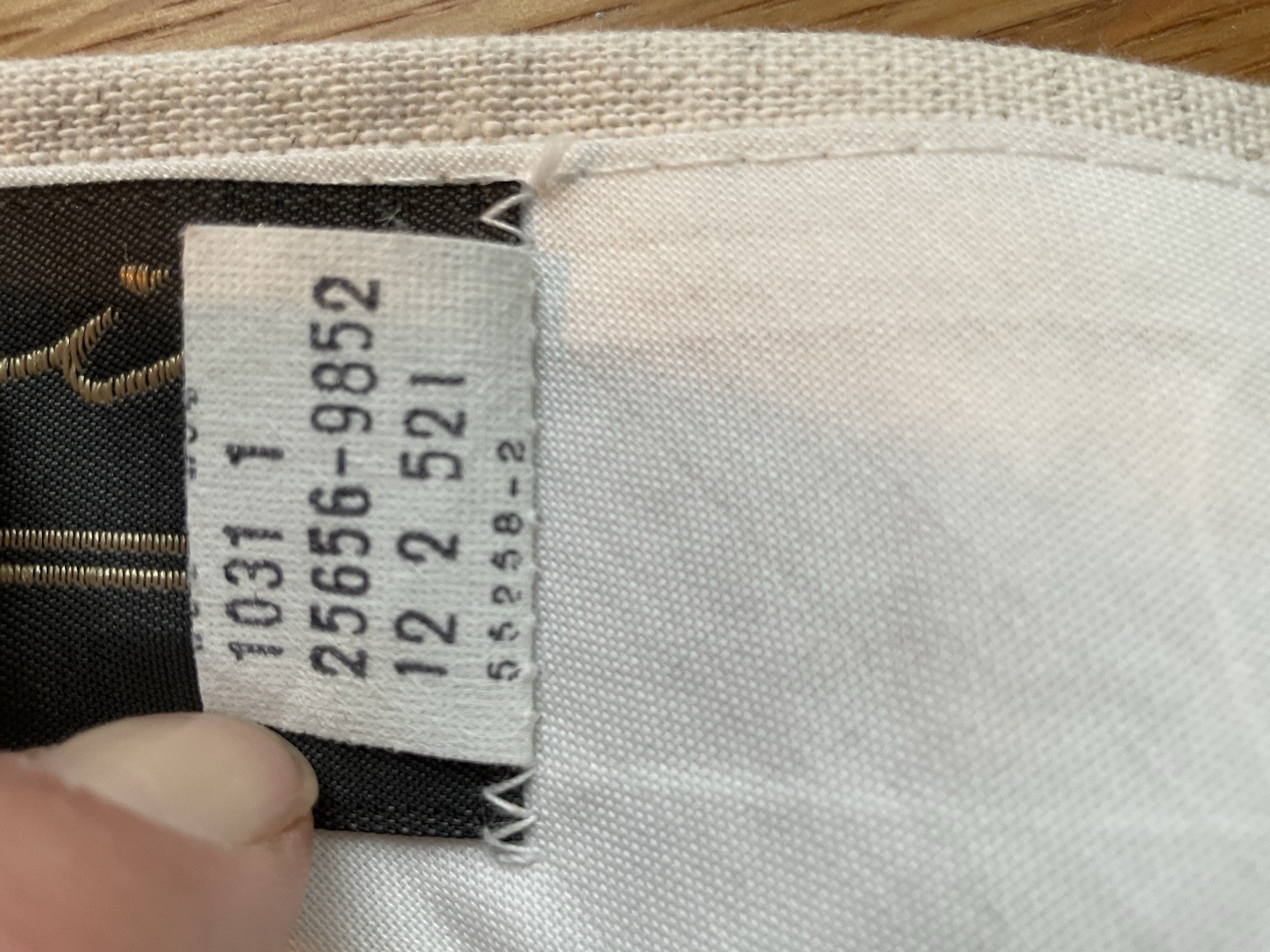 Levi’s VTG LINEN Slacks “trimcut” Trousers Womens Unlined Flat Front 33.5 In