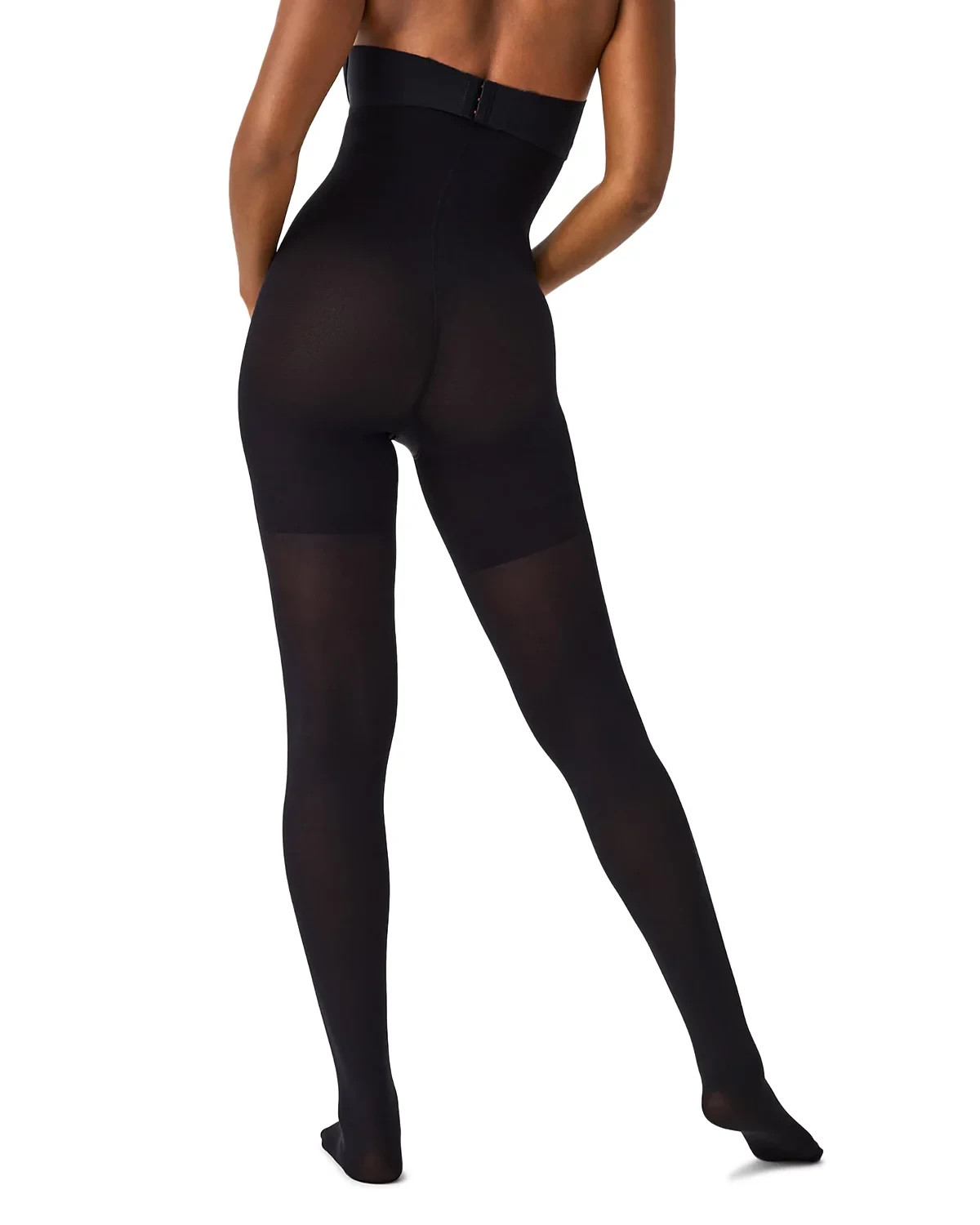 Spanx L106909 Womens Very Black High-Waisted Tight-End Tights Size E