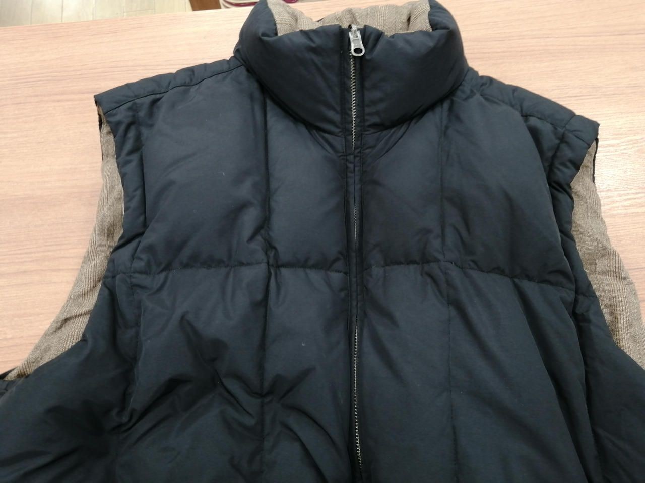 EDDIE BAUER Reversible Down Jacket BLKBRNXL Used