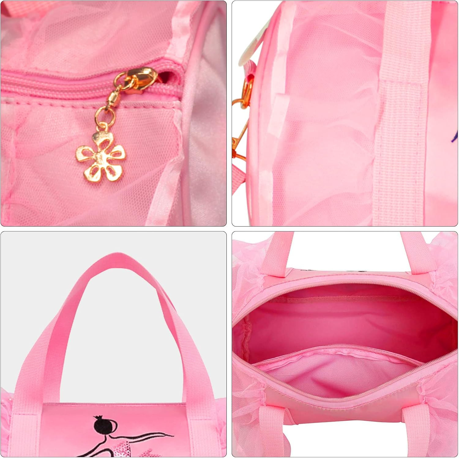 New in 2024 Cute Ballet Bag Kits Tutu Dress Dance Bag, Girls Personalized Waterp