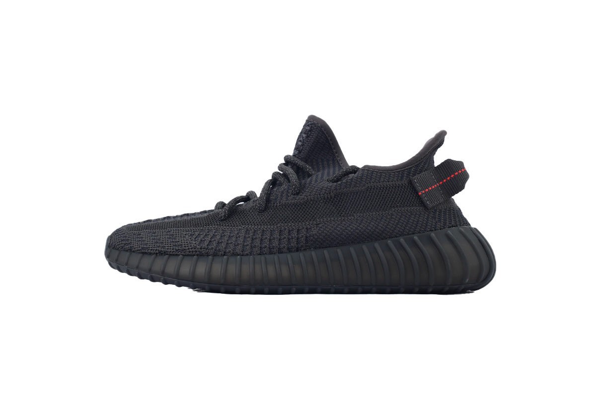 adidas Yeezy Boost 350 V2 Low Black Non-Reflective Men’s Sneakers Running Shoes