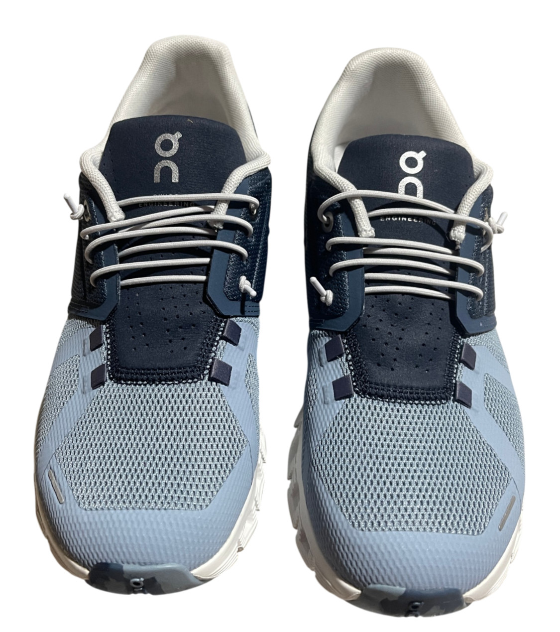On Cloud 5 Fuse Running Shoes Men’s US 7 Storm Chambray Blue Gray Sneakers NEW
