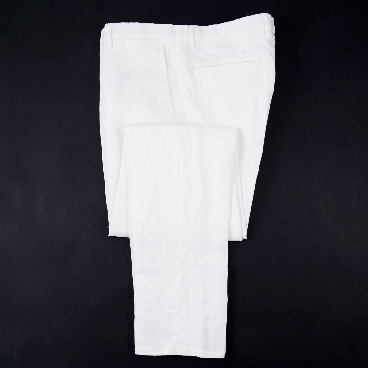 Boglioli White Extrafine Lightweight Cotton-Linen Dress Pants 37 (Eu 54) NWT
