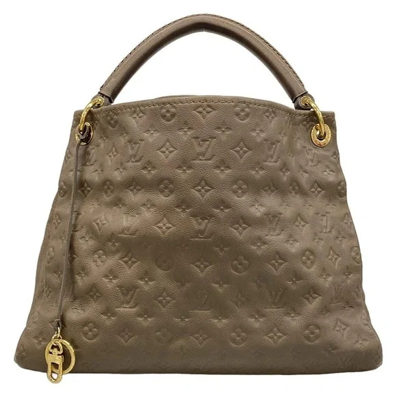 Authentic Louis Vuitton Artsy MM Terre Brown empreinte leather $3800 MSRP