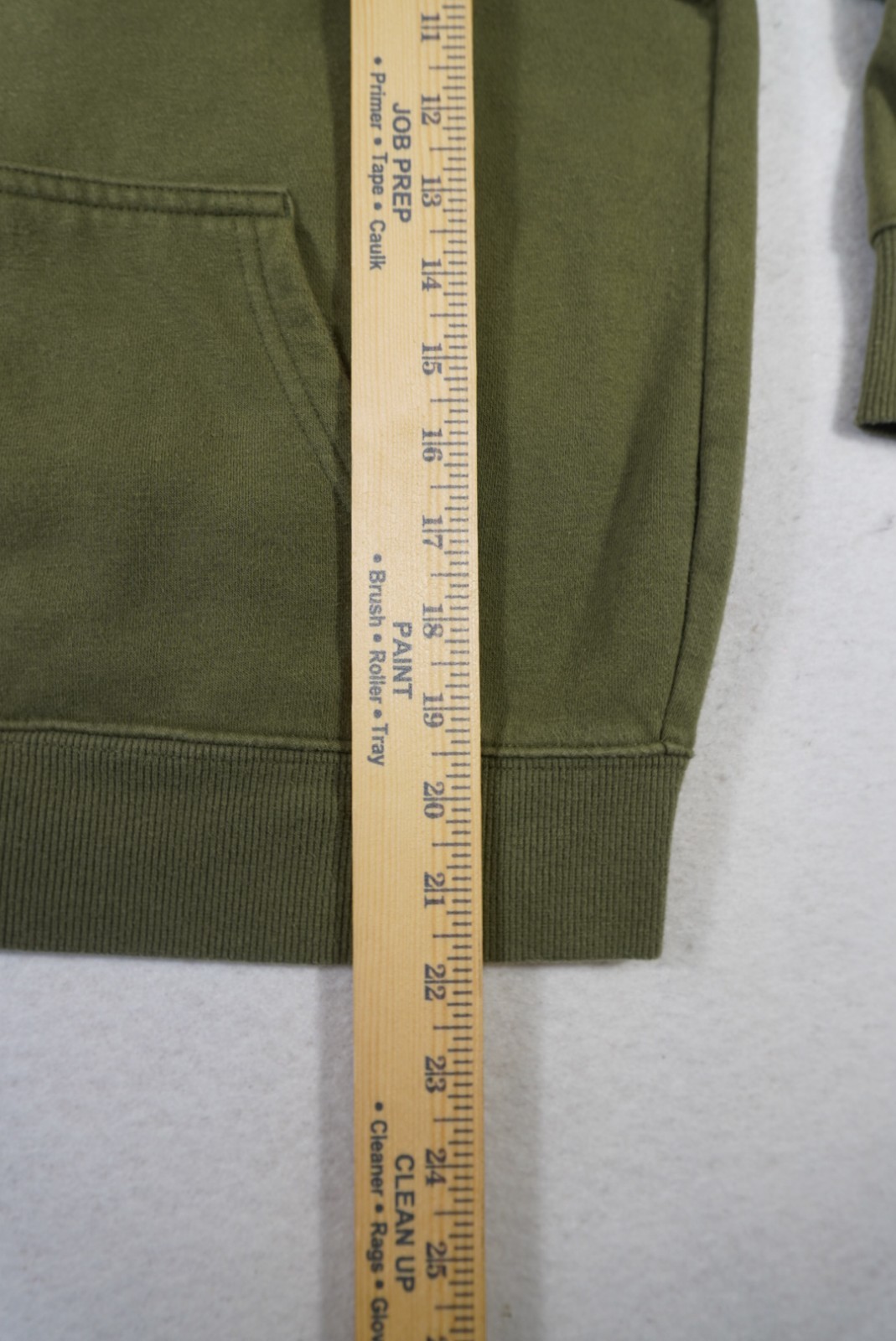 Gap Hoodie Kids Large 10-12 Olive Green Olive Green Kangaroo Pockets Full Zip