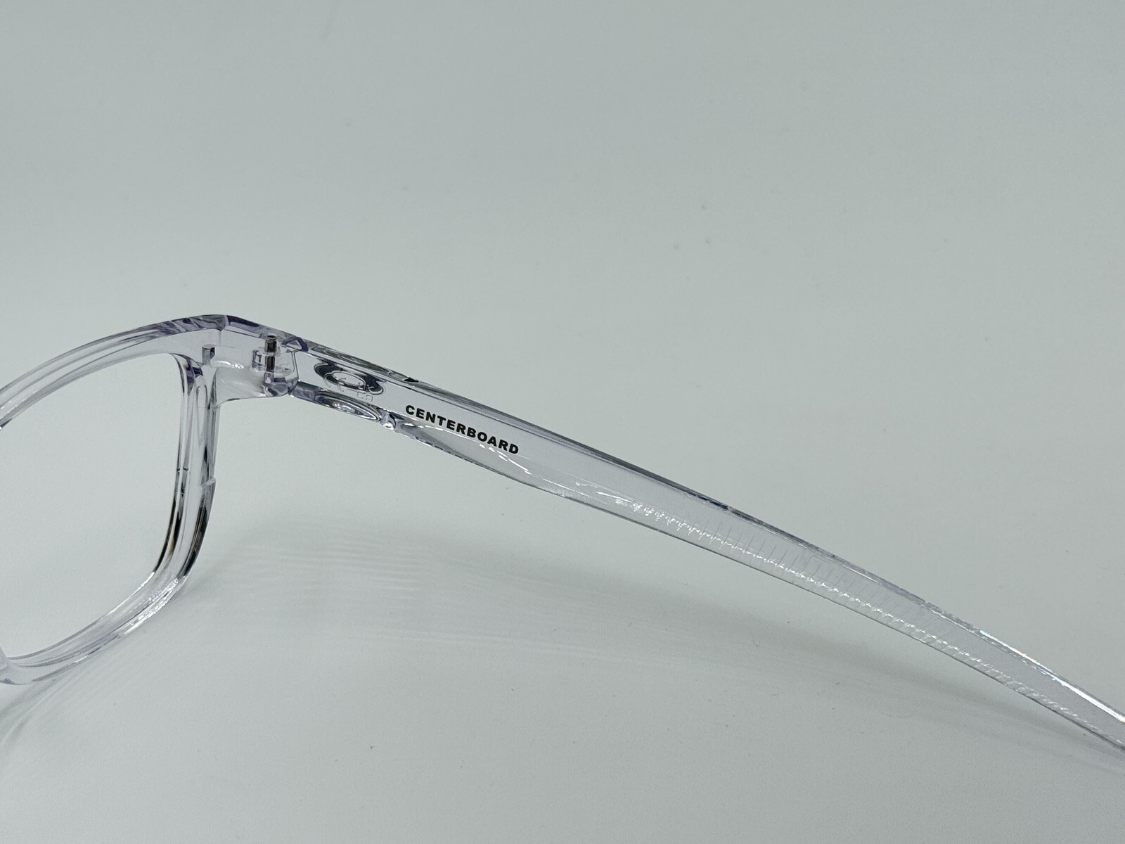 NEW Oakley Centerboard OX8163-0355 Clear/ Chrome Icons Eyeglasses Frames 55-17mm