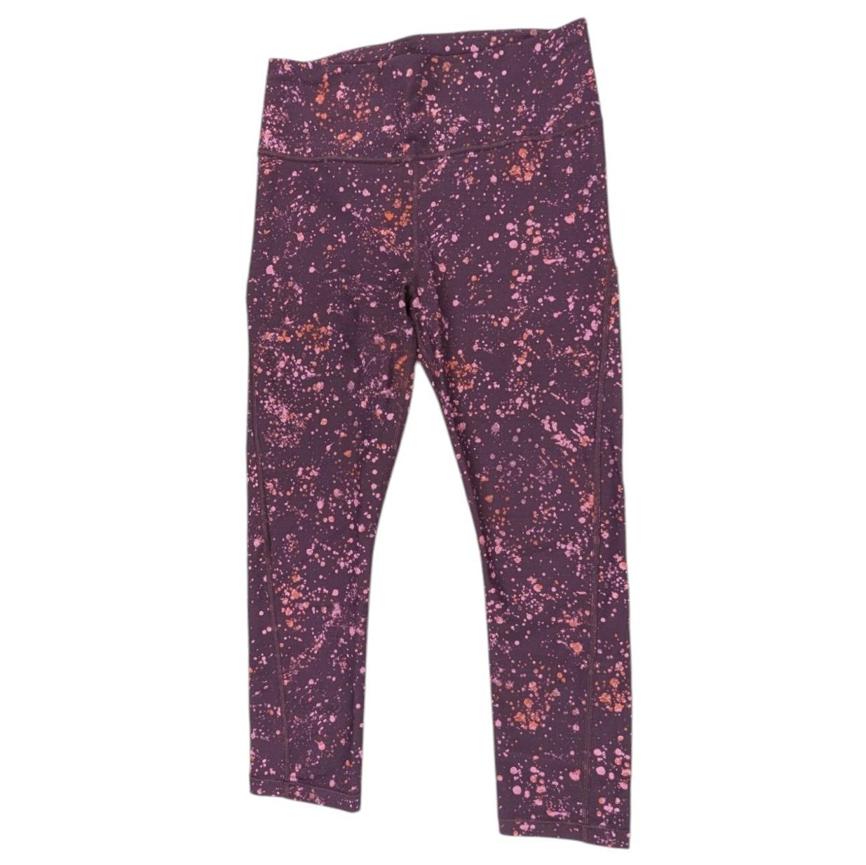 Athleta Ultimate Stash Pocket Splat Capri Tight Leggings Women’s S Small Maroon