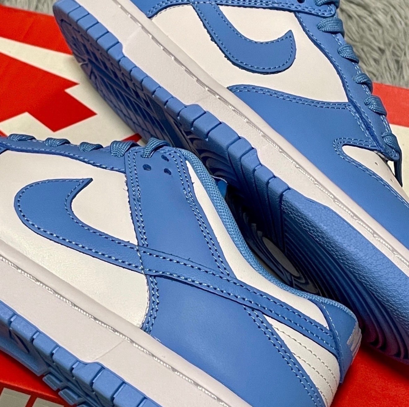 Men’s Nike Dunk Retro “University Blue” Low Top Basketball Shoes US Size 7-12