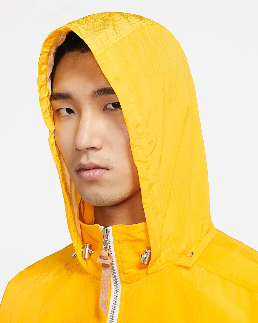 Nike NikeLab Made In Italy Hooded Jacket -CT4585-731- Opti Yellow MED $400 NEW