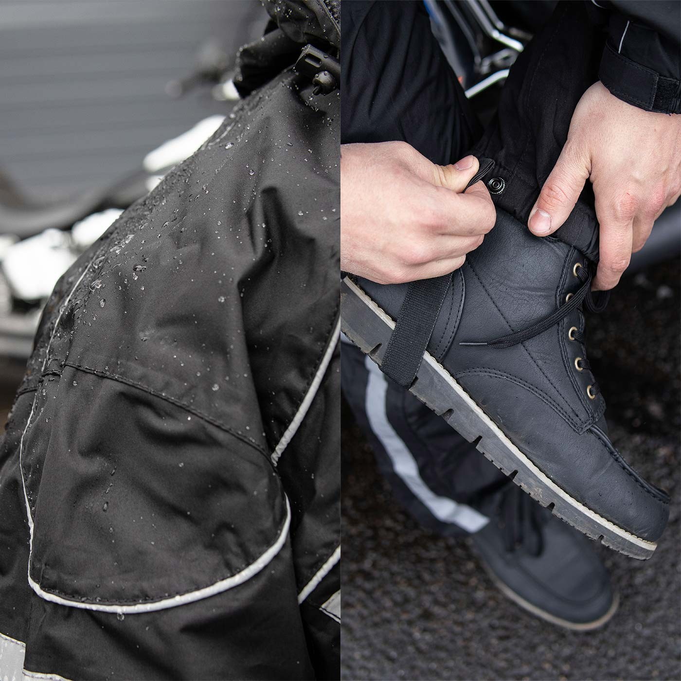 Milwaukee Leather SH2331 Men’s Water Resistant Rain Suit w/ Reflective Tape