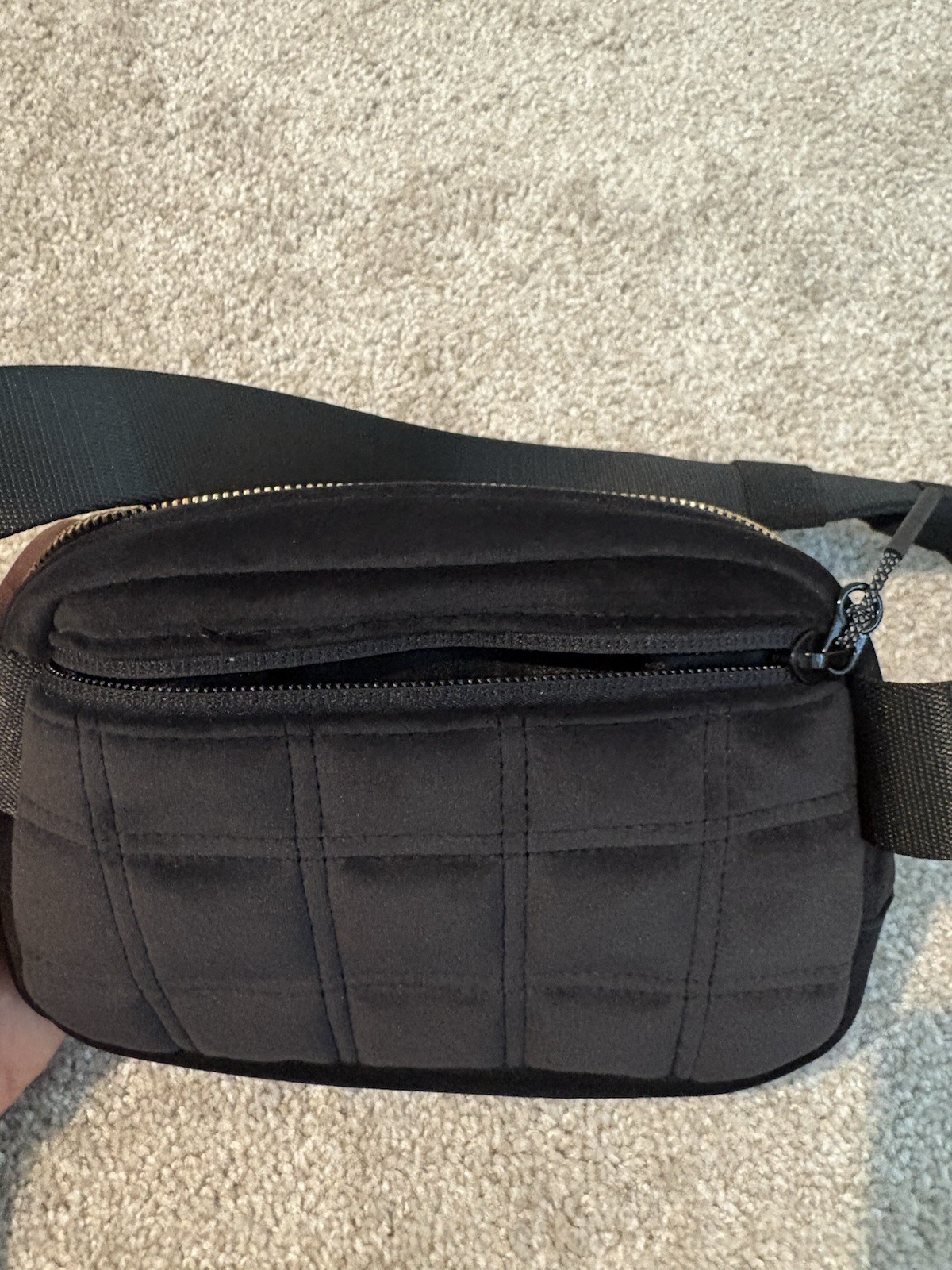 Limited Edition Lululemon Everywhere Belt Bag Black Gold Quilted Crossbody