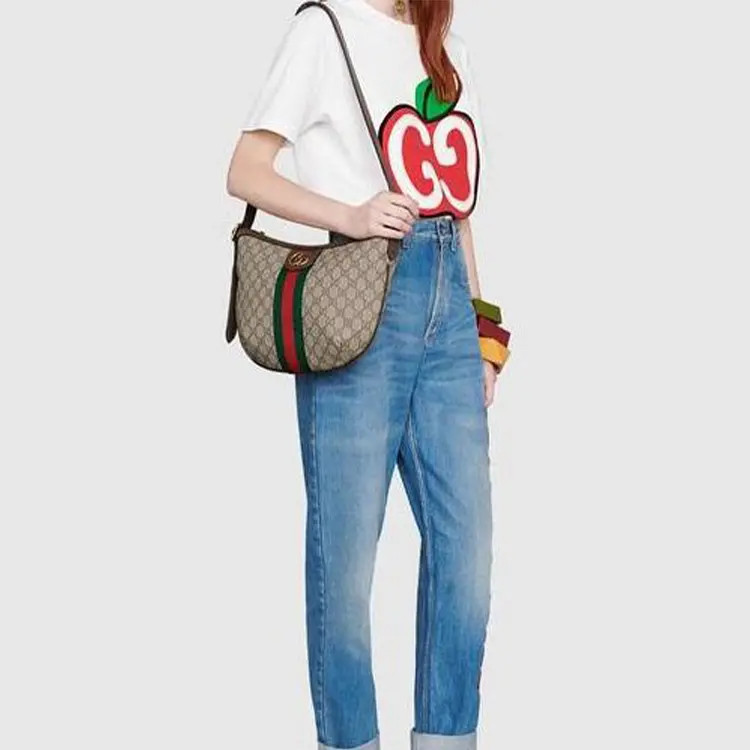 GUCCI Ophidia Dumpling Bag Cross Shoulder Bag Small Women’s 11.8x2x8.6 in