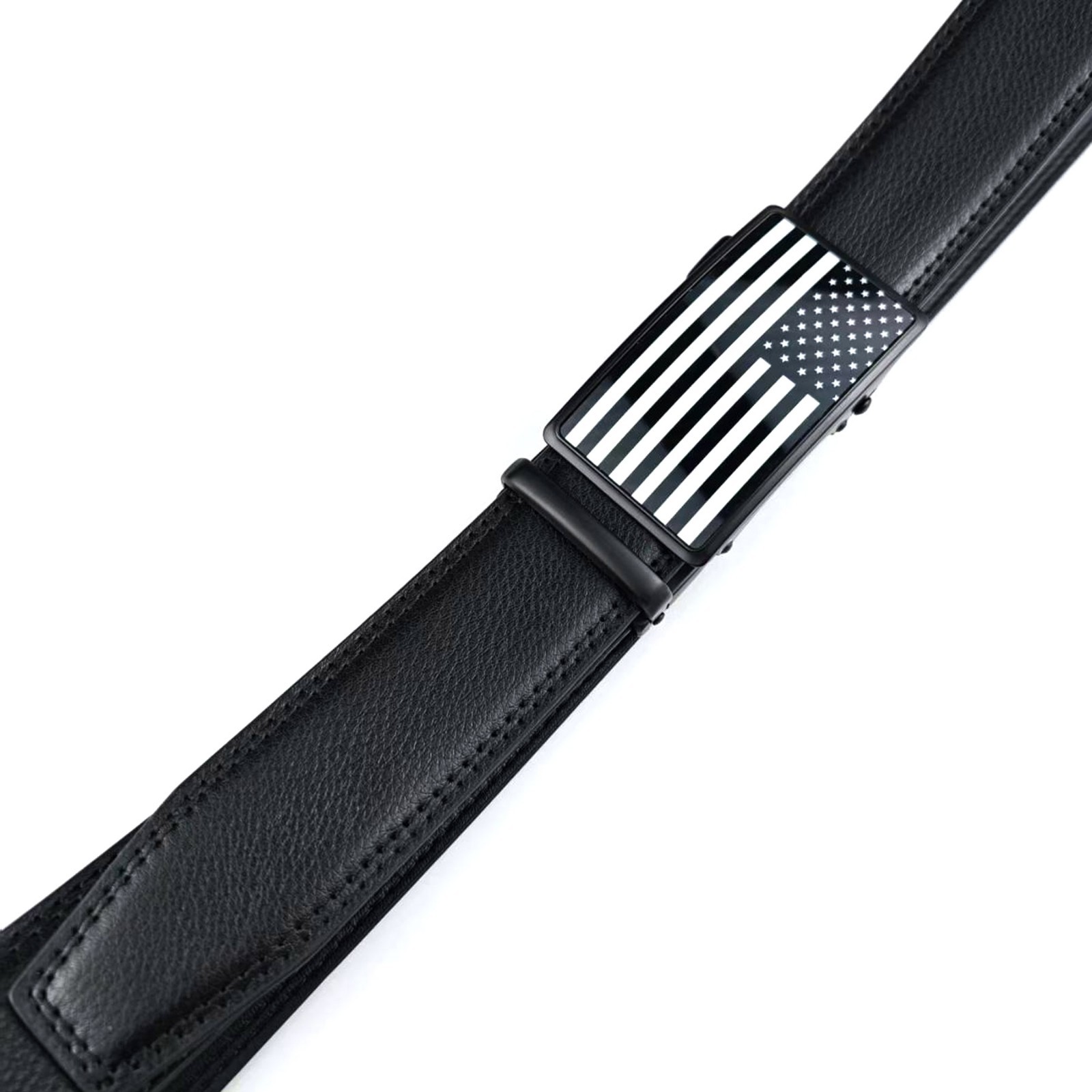 American Flag Belt for Men Black Nylon Ratchet Belts 4th of July Patriotic Decor