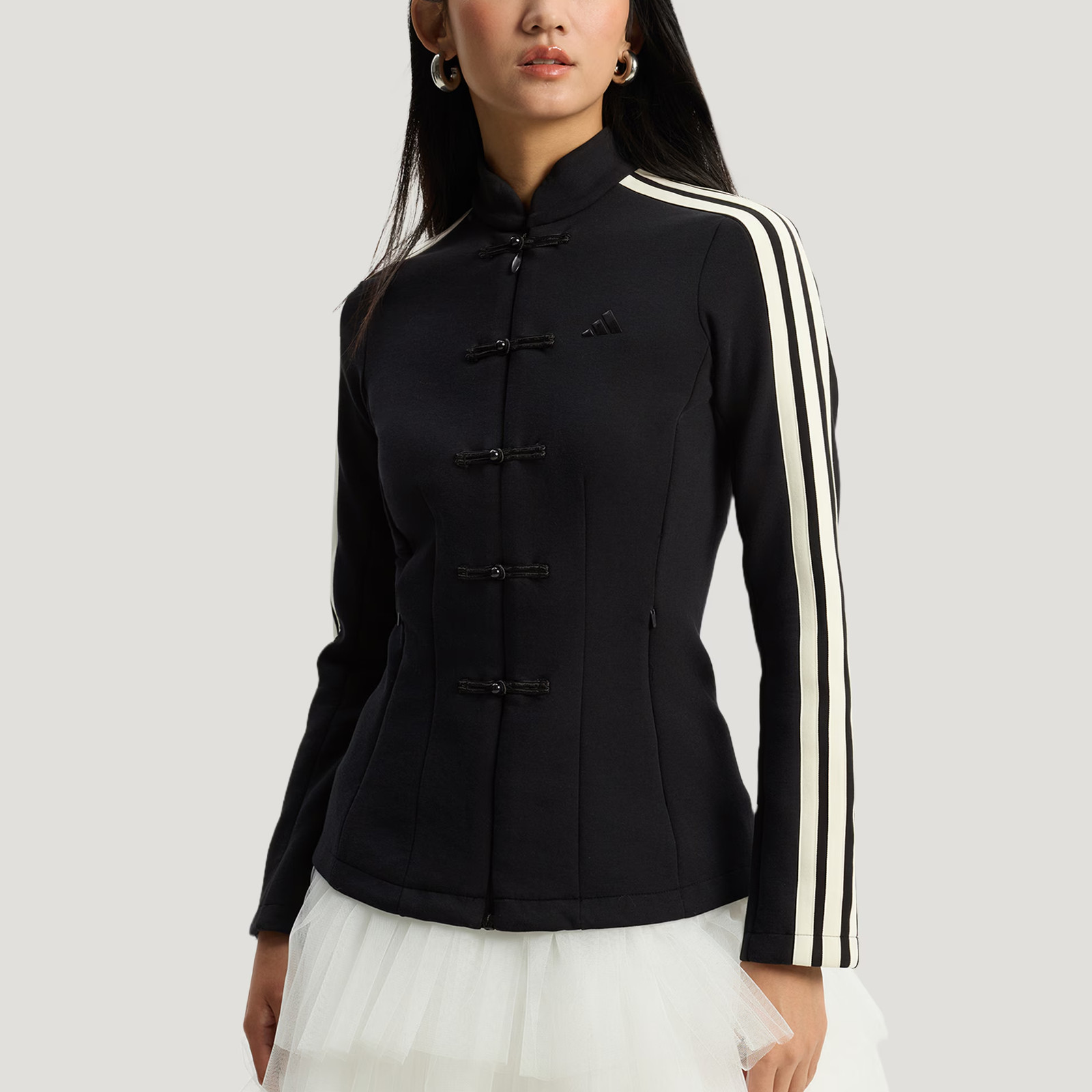 adidas FW25 Samuel Gui Yang Co-Created Spacer New Chinese Style Casual Striped