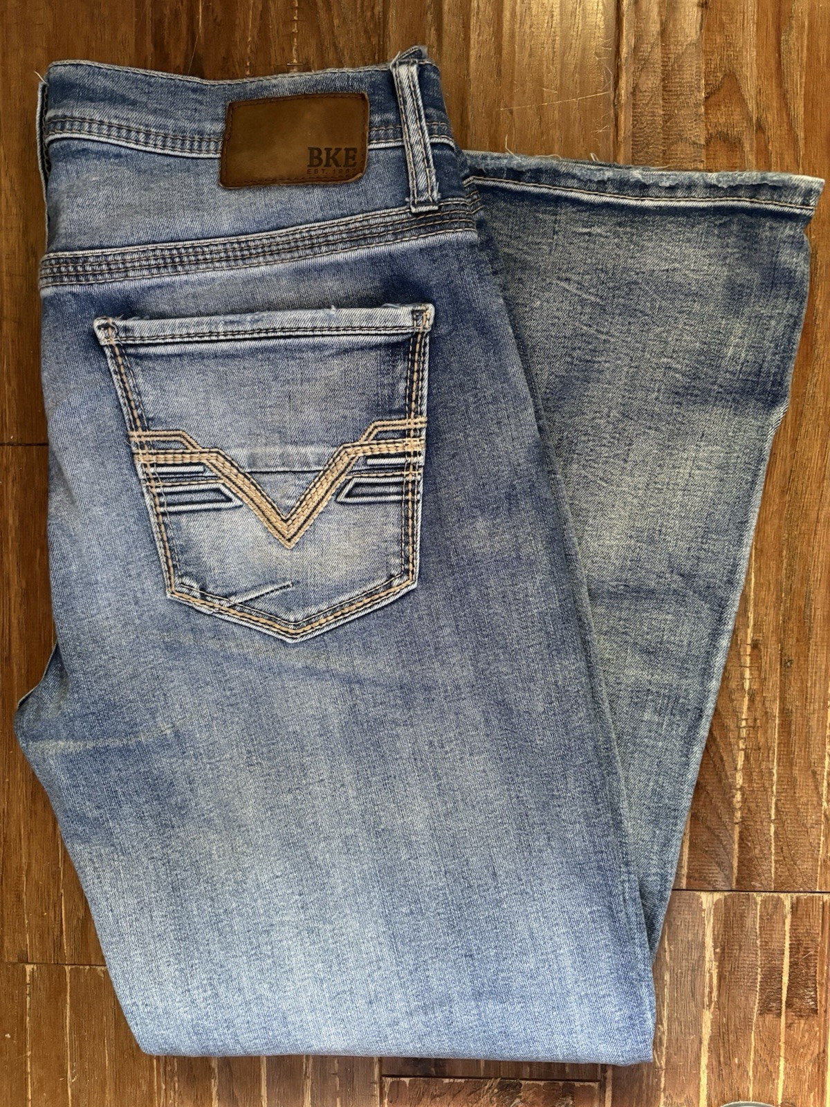 Men’s Buckle BKE Jake Stretch Bootcut Jeans Size 34×30