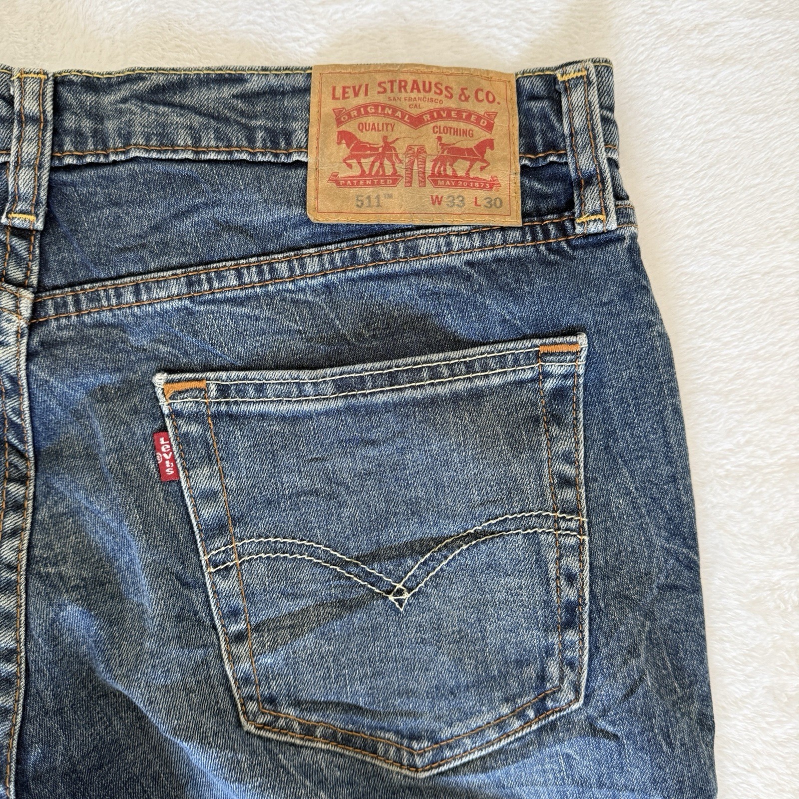 Levi’s 511 Men’s Slim Fit Jeans – Blue, W33 L30
