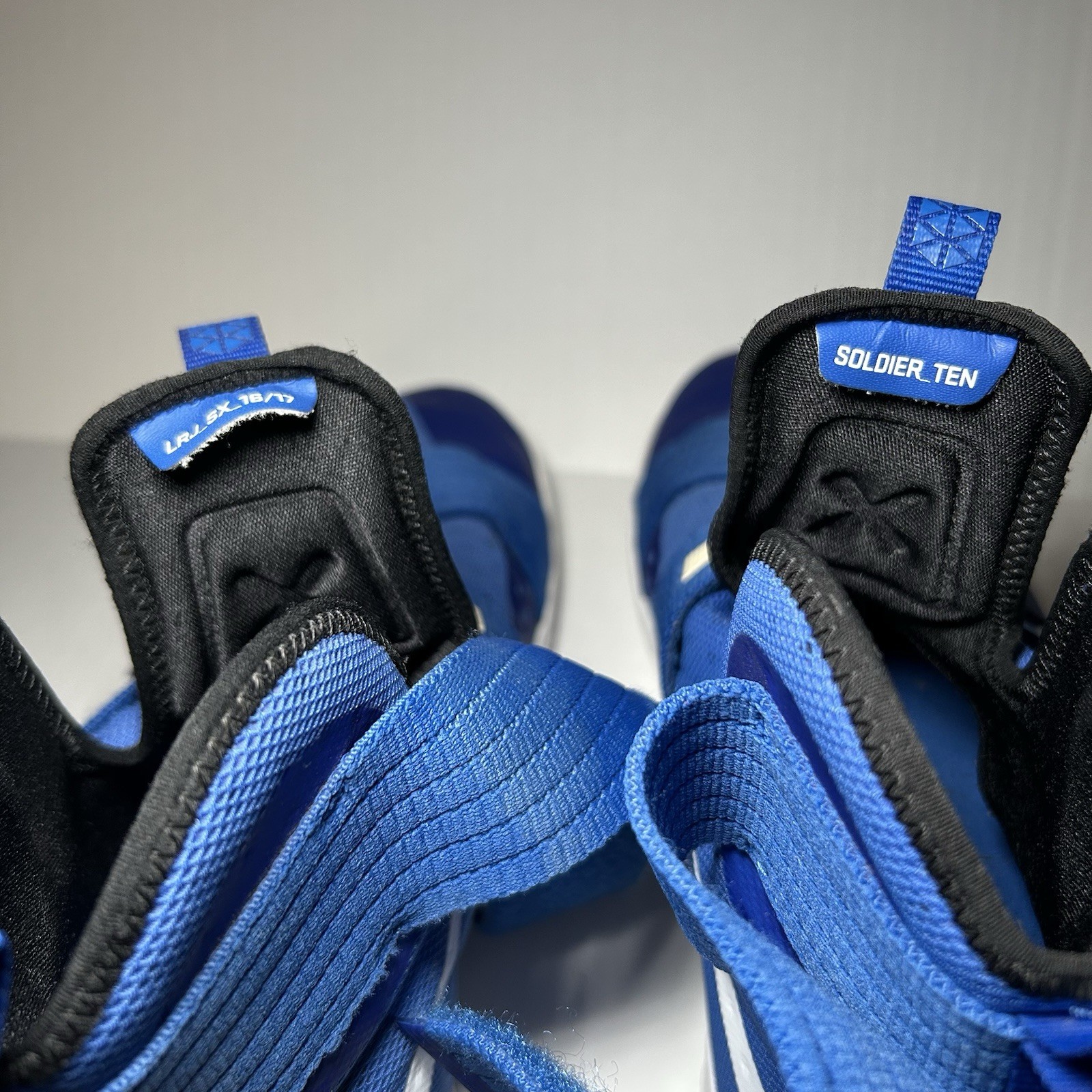 Nike LeBron Soldier 10 X Game Royal Blue White Men’s Size 14 844974-410