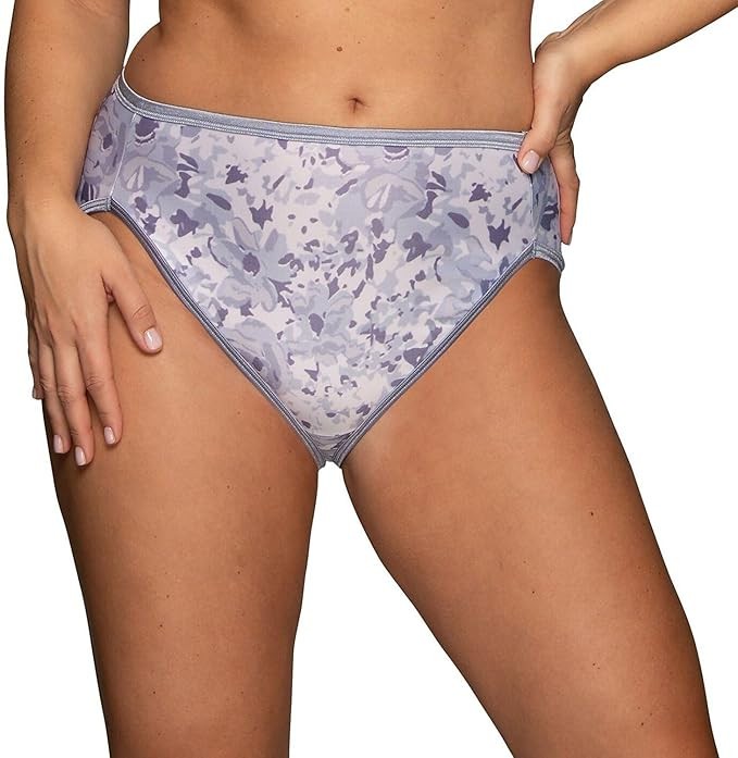 4 Pairs Vanity Fair Illumination Briefs HI-CUT Mixed PRINTS 13108 6 7 8 9 10