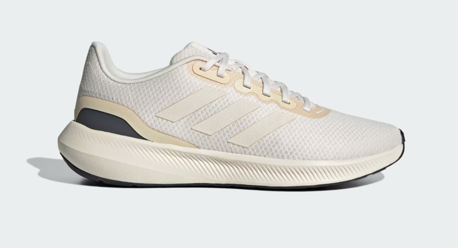 Adidas Runfalcon 3.0 Men’s 9.5 Wonder White Crystal Sand Running Training Shoes