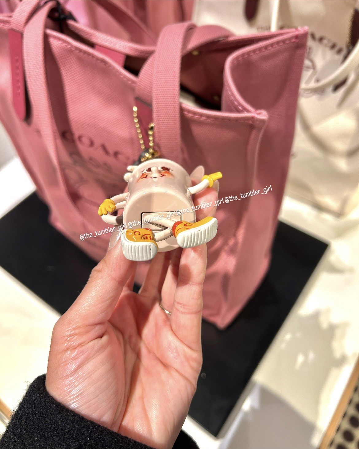Coach Coffee Shop Lil Miss Jo Keychain