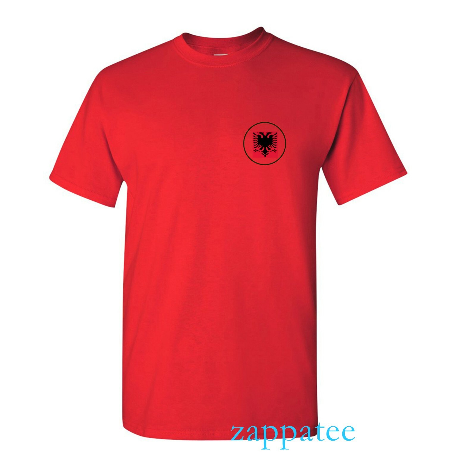 Albania T Shirt – Red Albanian flag tee