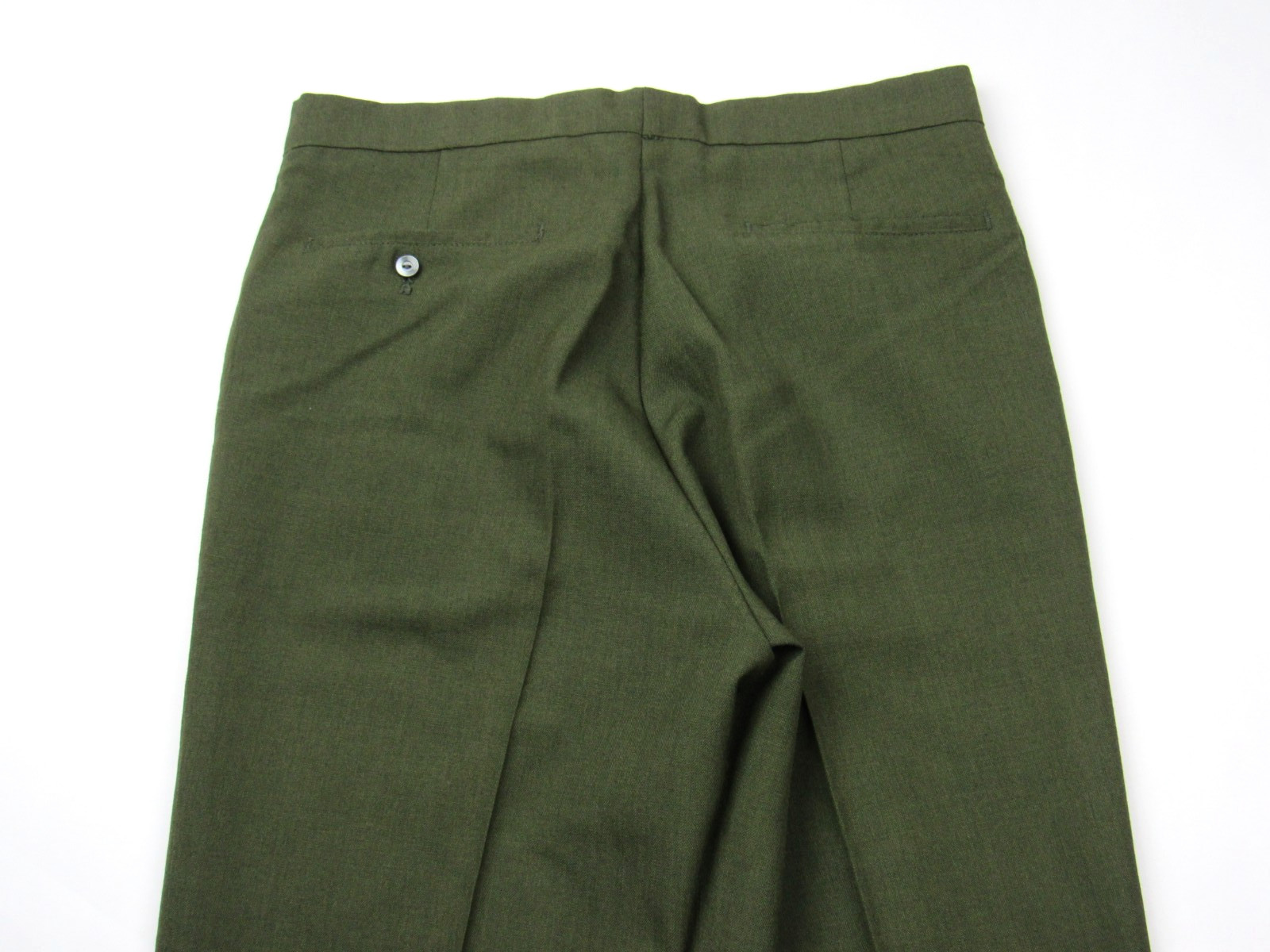 Vtg 60s Wright Koratron Hollywood Mod Trousers Pant 34.5 x 31.5 Cotton Blend VLV